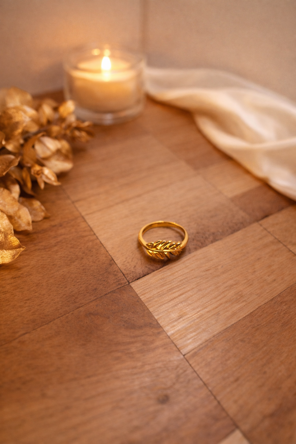 Feder der Schönheit - Ring